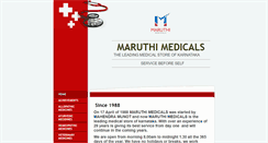 Desktop Screenshot of maruthimedicals.com